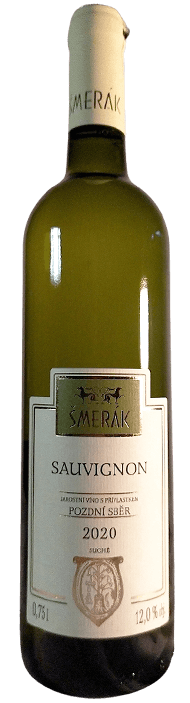 víno Sauvignon, 2020, bílé víno, víno z moravy