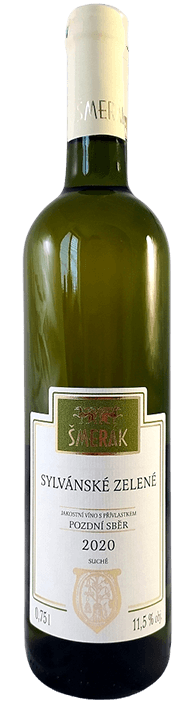 Sylvánské zelené, 2020, bílé víno z Moravy, víno moravského vinaře